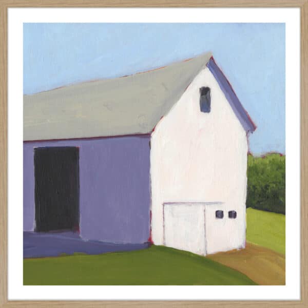 Farm Barn I - 5cm White Border