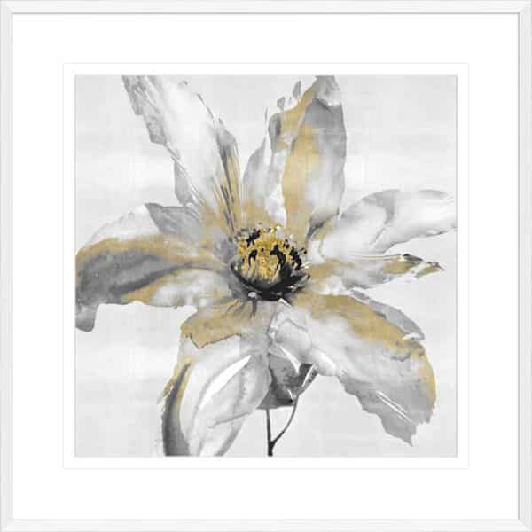 Gold Hearted Flower - 10cm Mount Board - Image 2