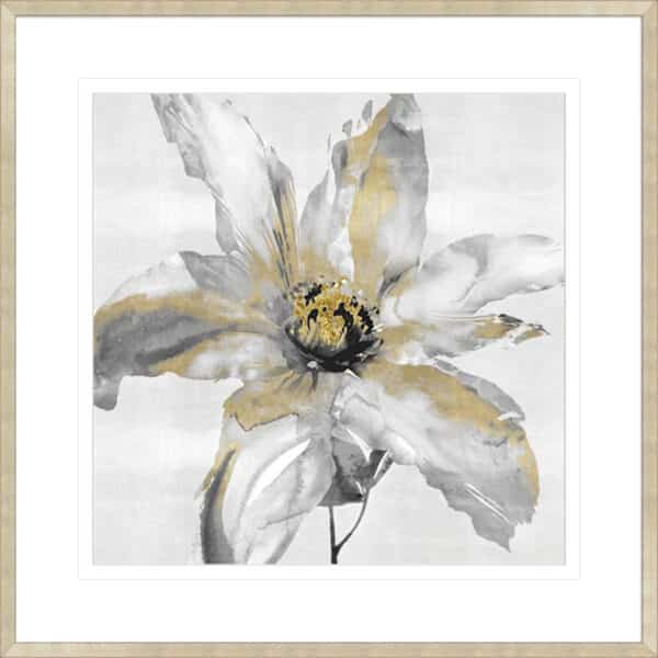 Gold Hearted Flower - 10cm Mount Board - Image 3