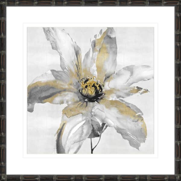 Gold Hearted Flower - 10cm Mount Board - Image 4