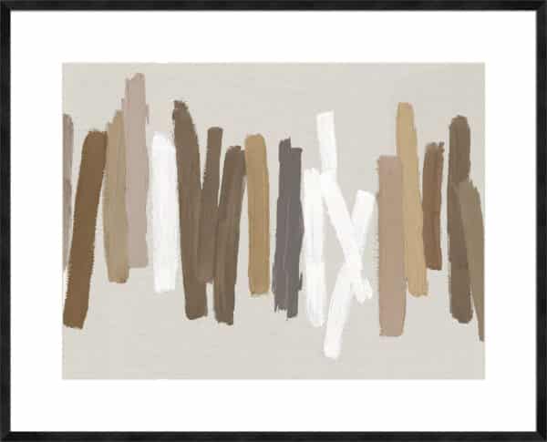 Strokes in Brown II - 10cm Mount Board - Image 4