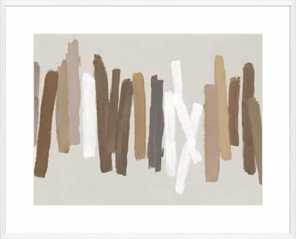 Strokes in Brown II - 10cm Mount Board - Image 6