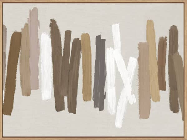 Strokes in Brown II - Canvas - Image 3