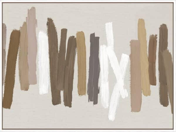 Strokes in Brown II - Canvas - Image 4