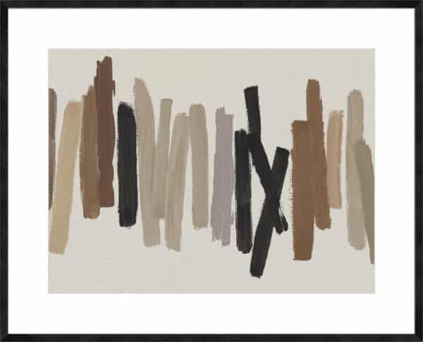 Strokes in Brown I - 10cm Mount Board - Image 6