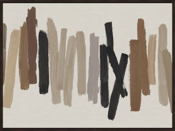 Strokes in Brown I - Canvas - Image 2